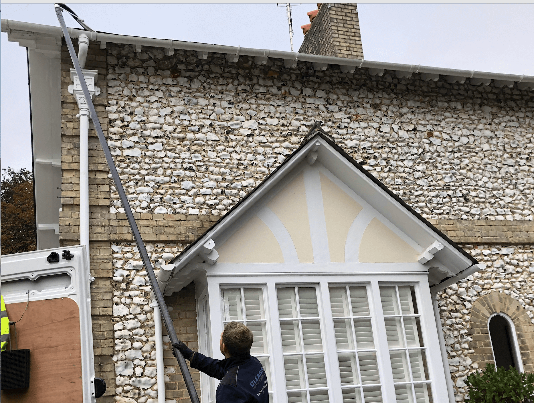 Professional gutter cleaning tools and equipment used by The Roof Moss Cleaners in Carterton